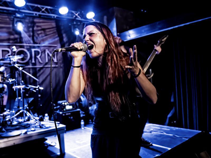 Reportaje de A Dark Reborn en la sala Urban Rock Concept, Gasteiz 06-12-2022