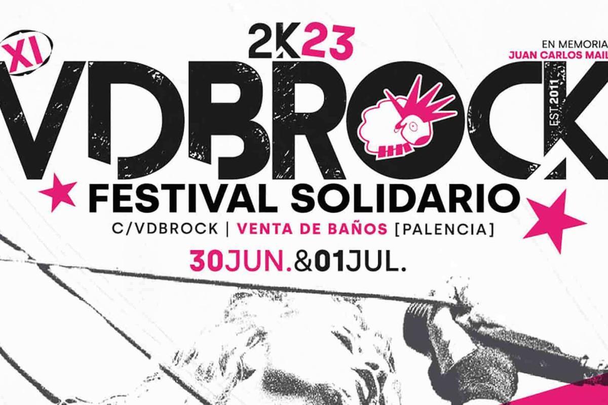 Cartel de la undécima edición del festival solidario VDB Rock