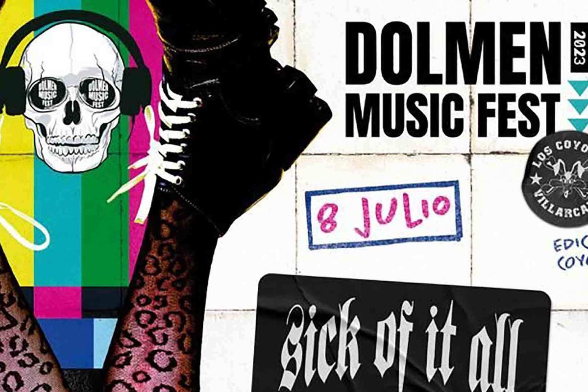 Cartel de la novena edición del Dolmen Music Fest