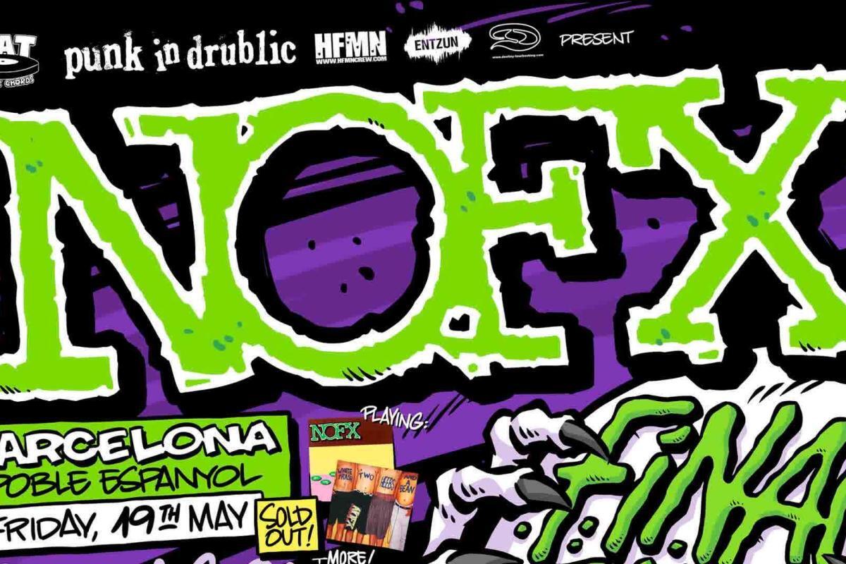 Bandas acompañantes en los dos conciertos que NOFX realizarán en nuestro país