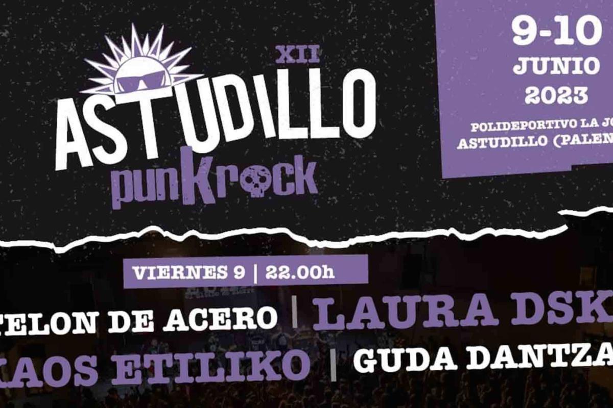 Distribución de bandas por días del Astudillo Punk Rock 2023
