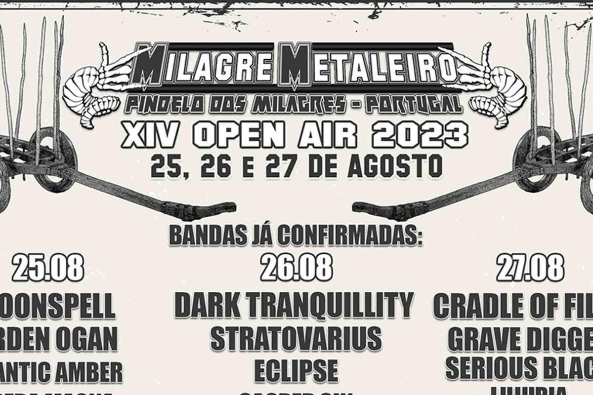 Nuevas confirmaciones del Milagre Metaleiro Open Air 2023