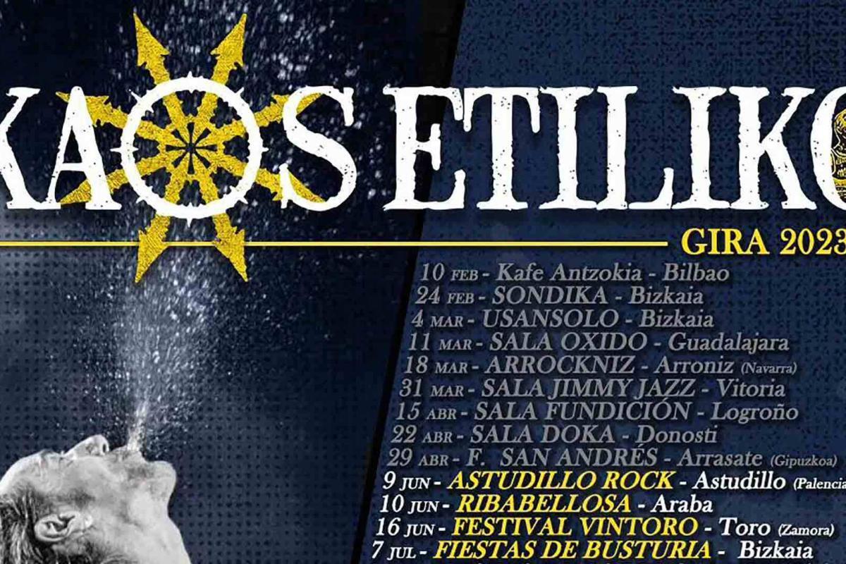 Próximas actuaciones de Kaos Etiliko