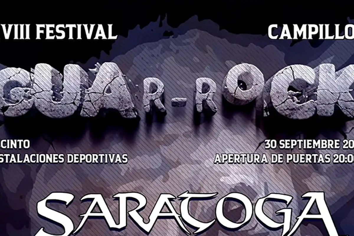 Horarios de la decimoctava edición del Guarrock Festival Campillos
