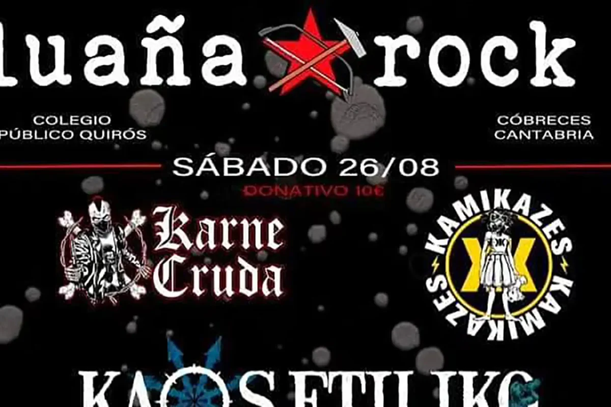 Cartel del Luaña Rock 2023