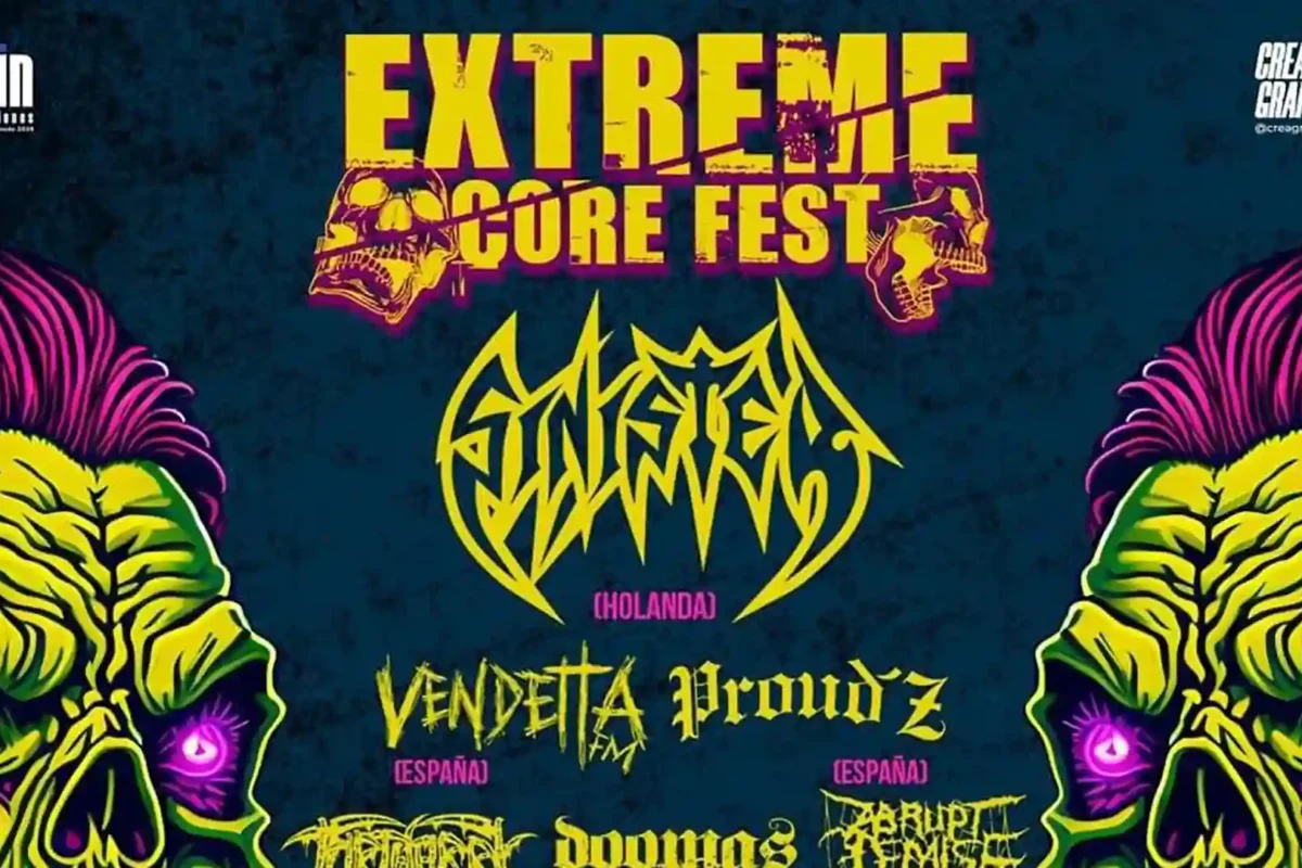 Cartel de la quinta edición del Extreme Core Fest