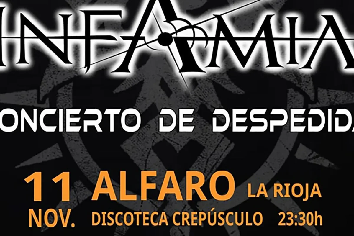 Nueva fecha para el concierto de despedida de Infamia
