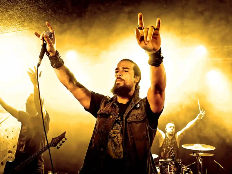 Reportaje de Rise To Fall en la sala Doka, Donosti 07-10-2023