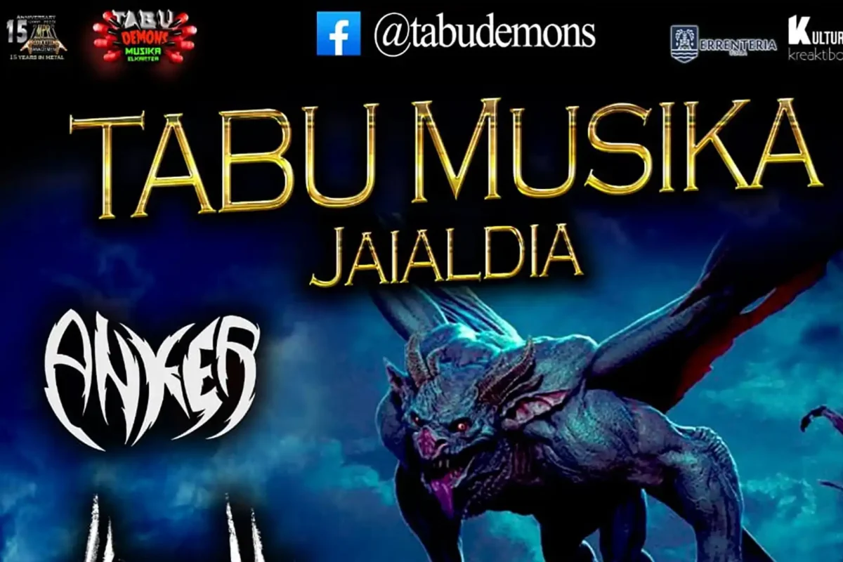 Cartel de la primera edición del Tabu Musika Jaialdia