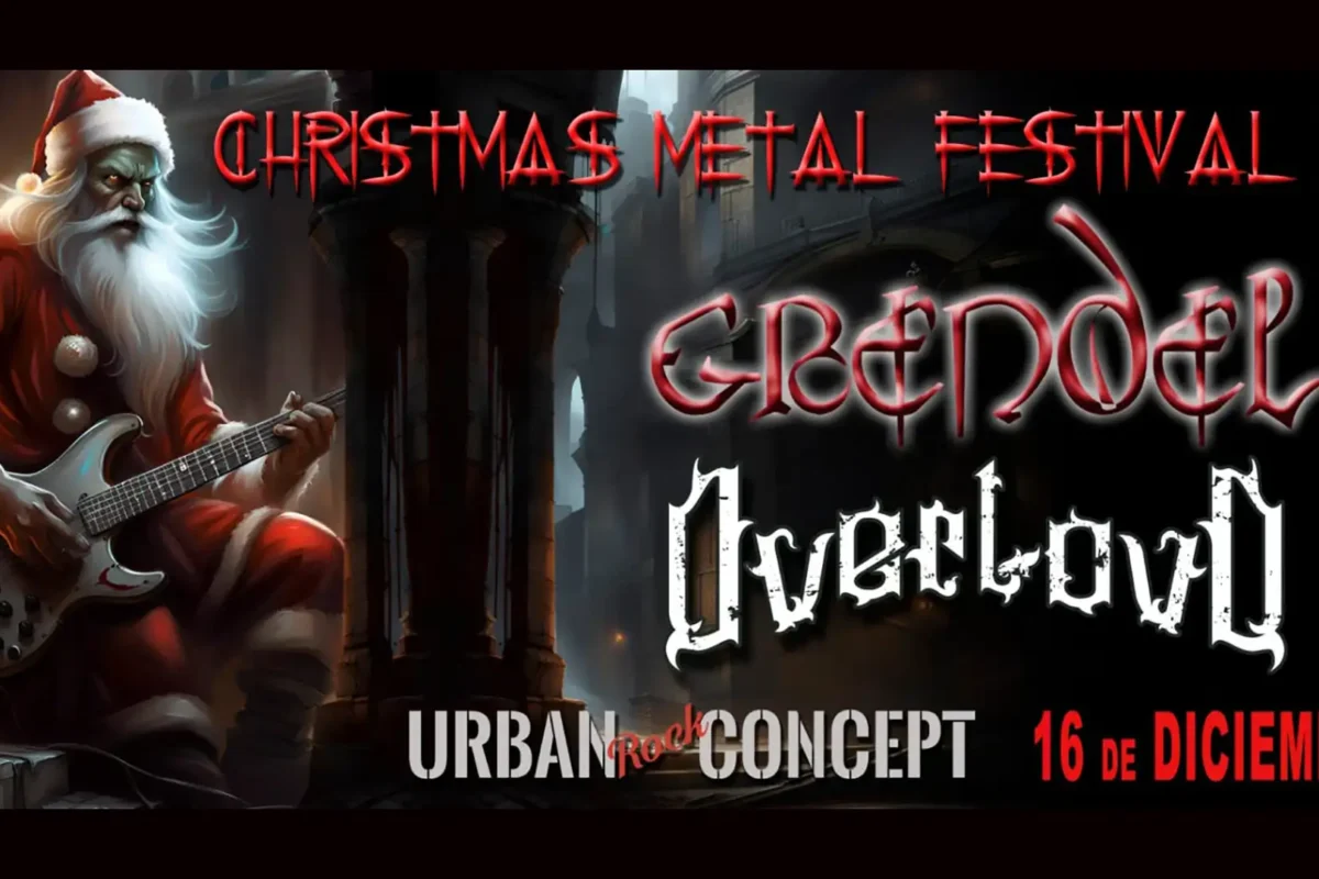 Cartel de la duodécima edición del Christmas Metal Festival
