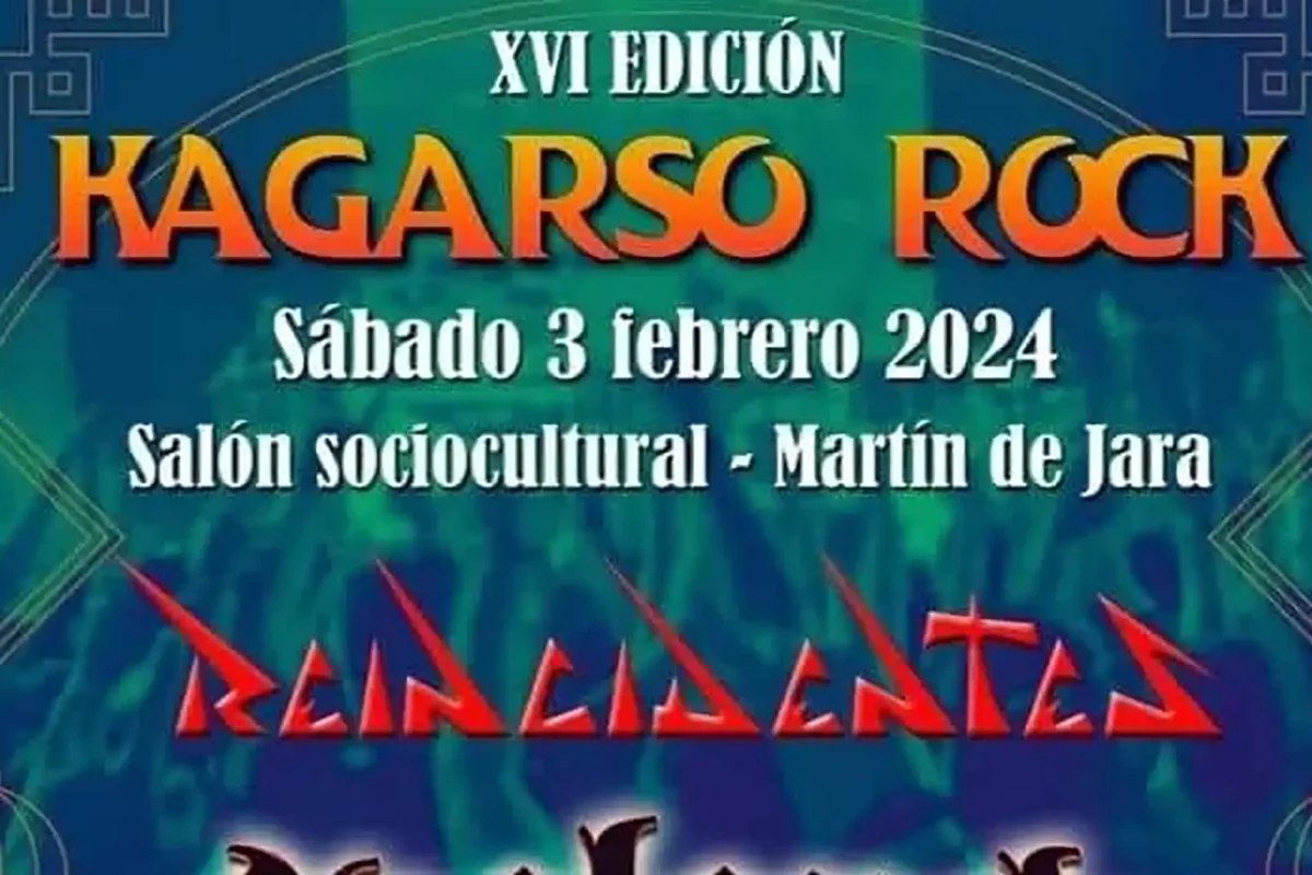 Cartel de la decimosexta edición del festival Kagarso Rock