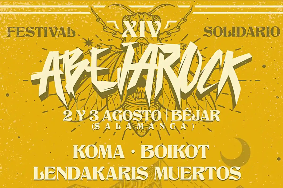 Cartel de la decimocuarta edición del festival AbejaRock