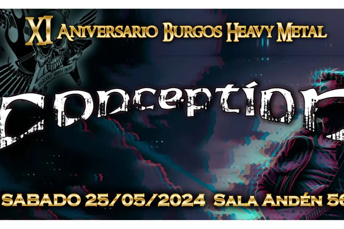 Conception, cabeza de cartel del undécimo aniversario de la Asociación Burgos Heavy Metal