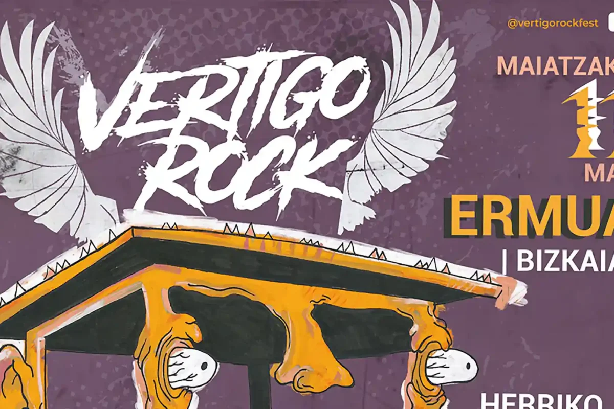 Cartel de la decimosexta edición del Vértigo Rock Festival