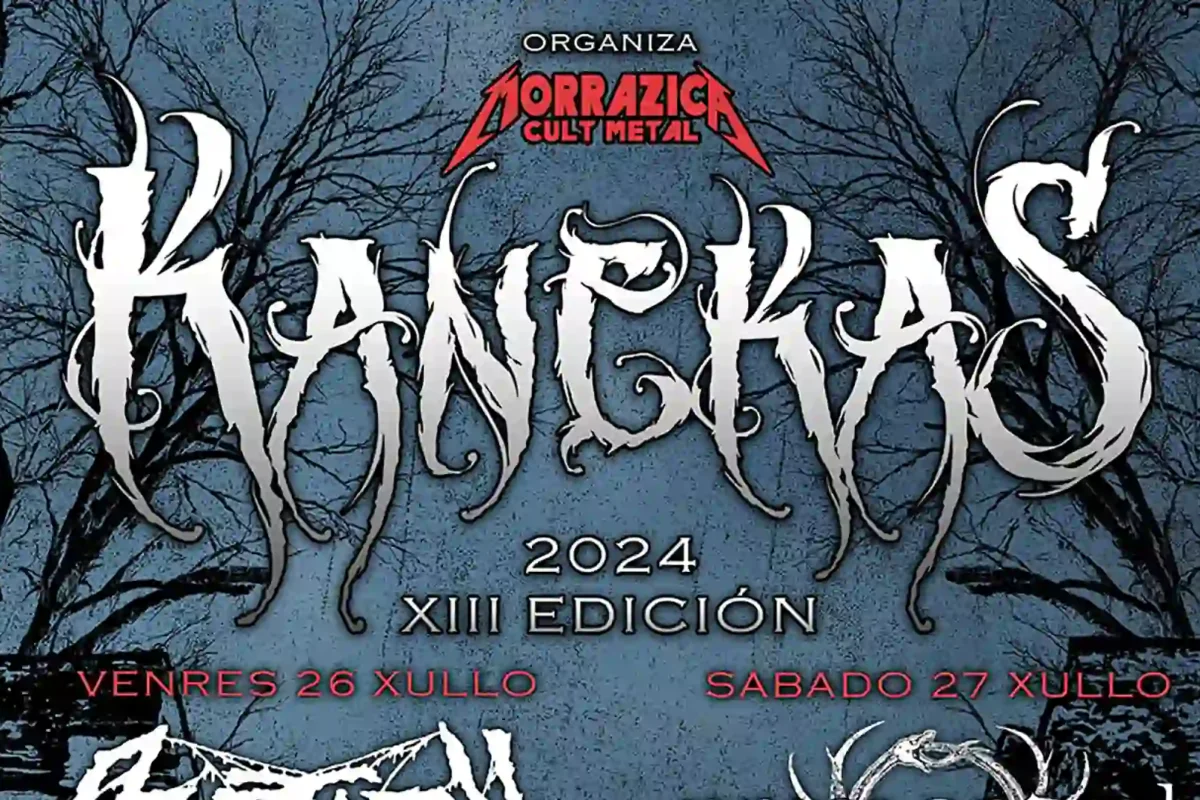 Cartel de la decimotercera edición del Kanekas Metal Fest
