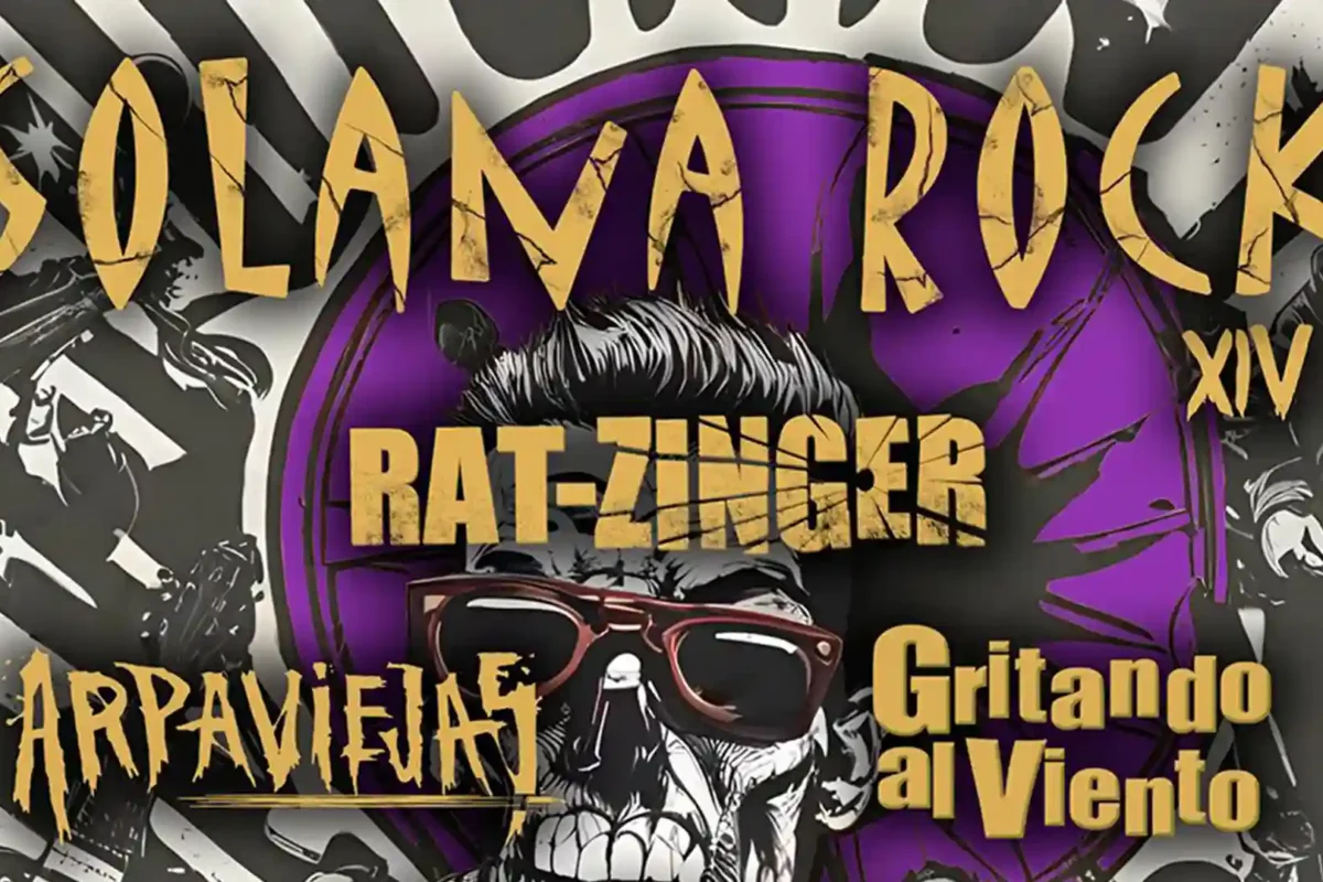 Cartel de la decimocuarta edición del festival Solana Rock