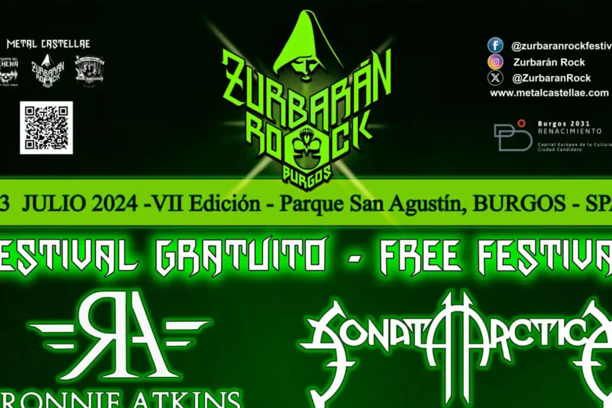 Cartel de la séptima edición del Zurbarán Rock Burgos
