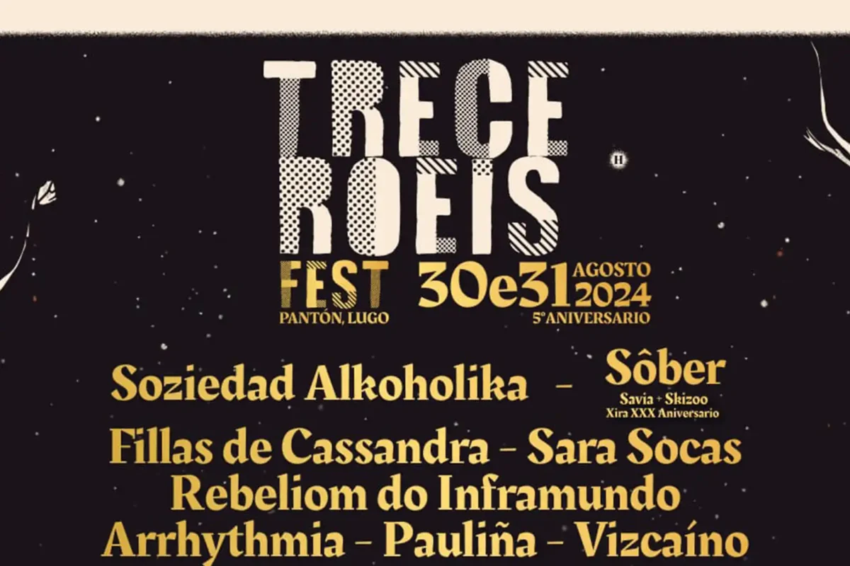Primera tanda de confirmaciones del Trece Roeis Fest 2024