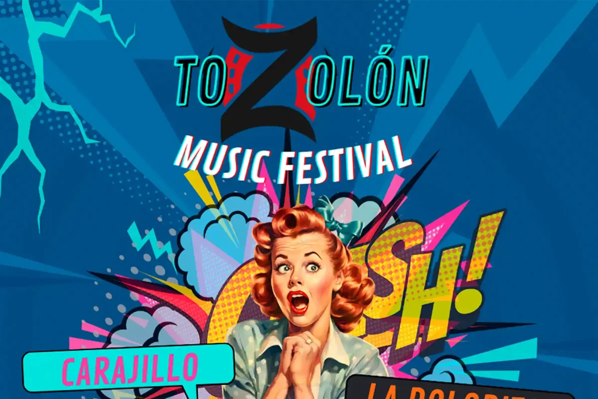 Cartel de la primera edición del Tozolón Music Festival