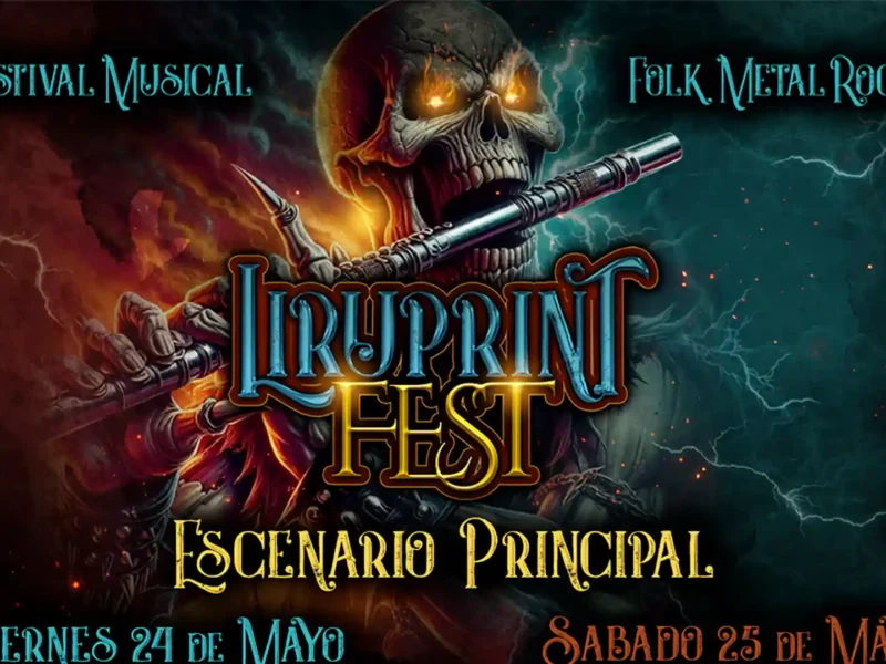 Horarios de la primera edición del Liruprint Fest