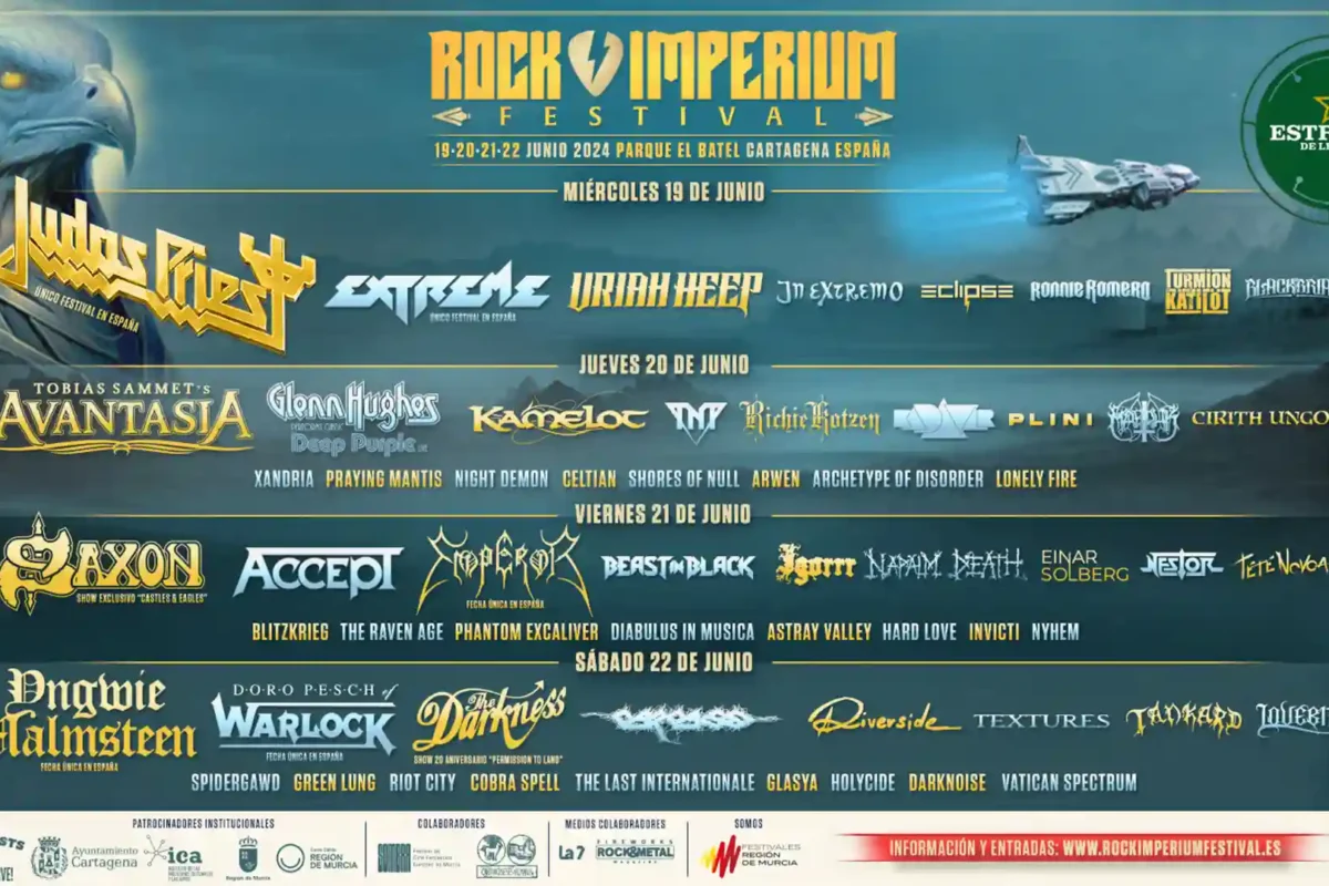 Horarios de la tercera edición Rock Imperium Festival