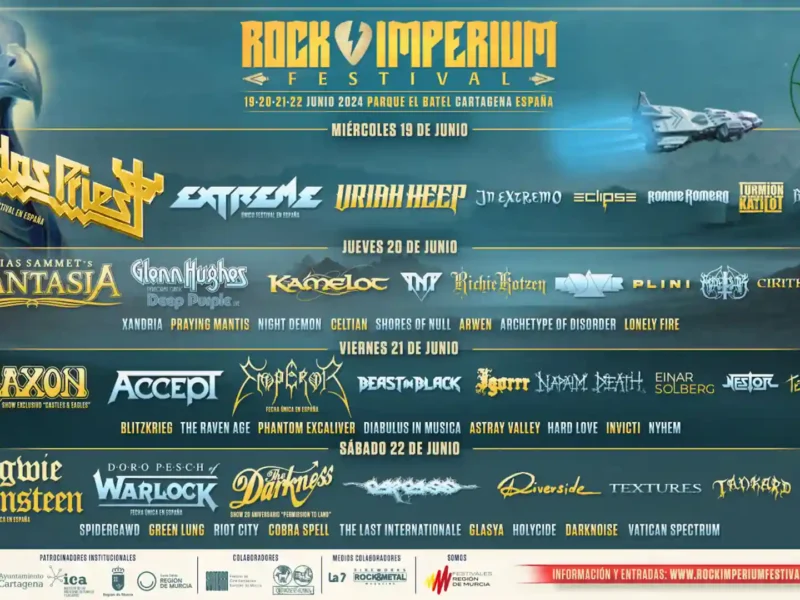 Horarios de la tercera edición Rock Imperium Festival