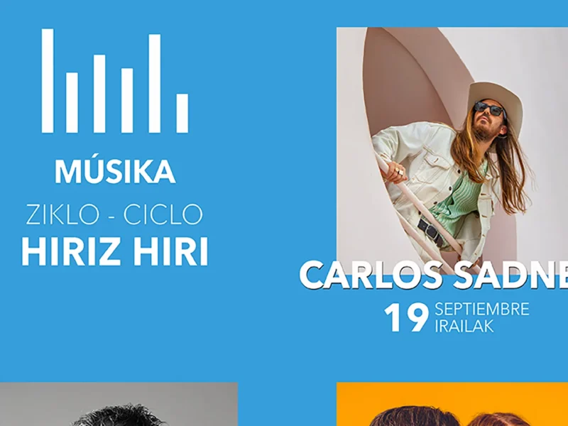 Programación musical de la tercera edición de Hiriz Hiri