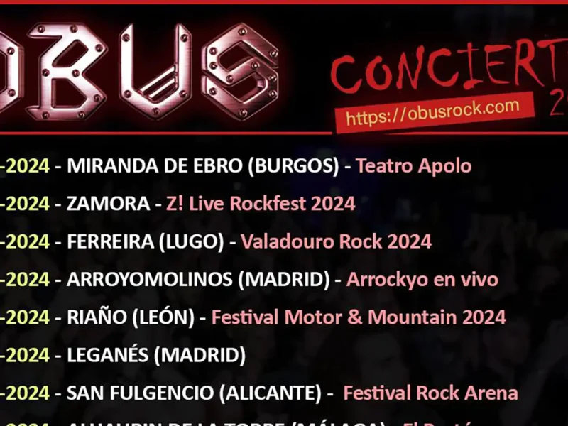 Nuevos conciertos de Obús