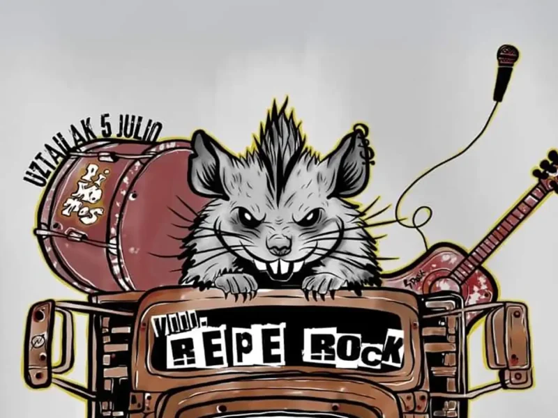 Cartel de la octava edición del Repe Rock Festibala
