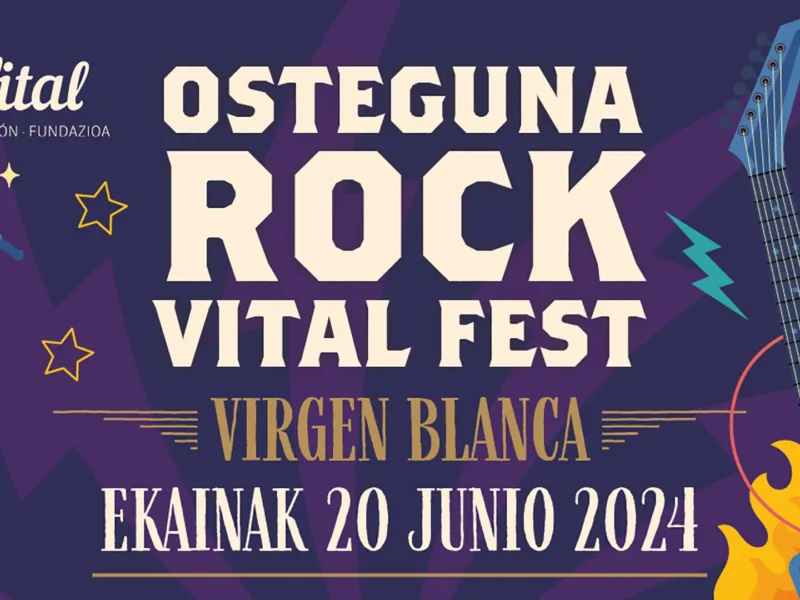 Cartel del Osteguna Rock Vital Fest 2024