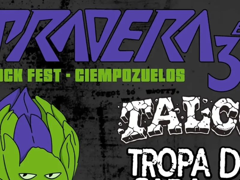 Horarios de la tercera edición del Pradera Rock Fest