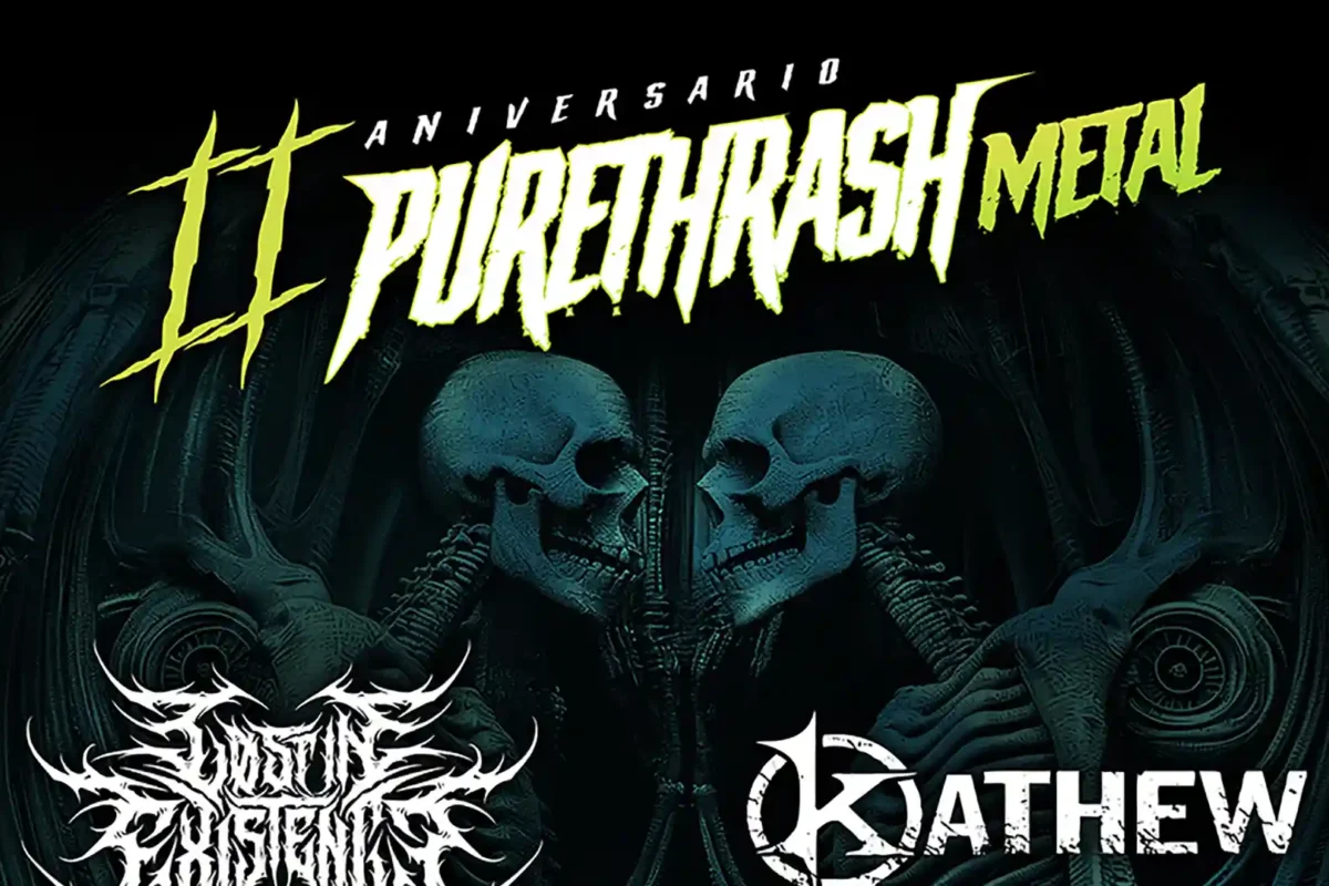Cartel de la novena edición del Purethrash Metal