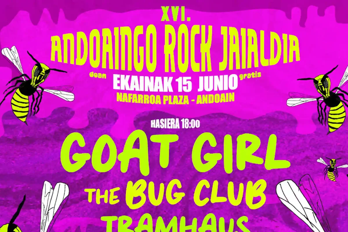 Cartel de la decimosexta edición del Andoaingo Rock Jaialdia