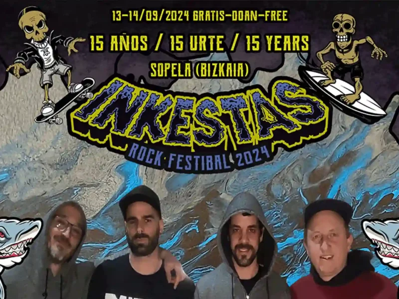 Holy Rippers, octava confirmación de la decimoquinta edición del Inkestas Rock Festibal