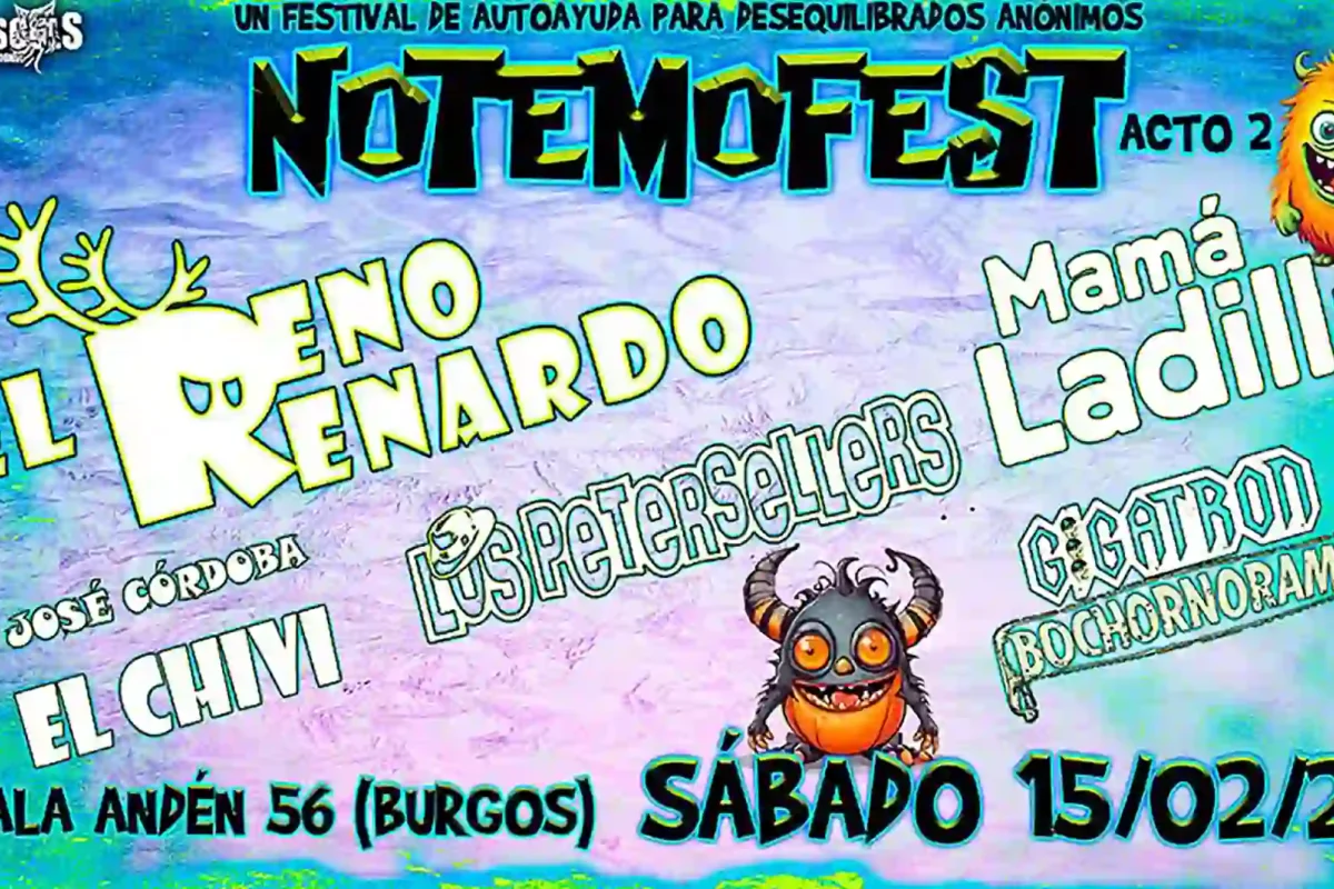 Cartel de la segunda edición del Notemofest
