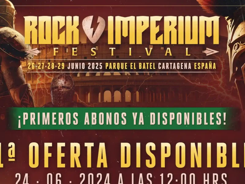 Ya a la venta los primeros abonos para el Rock Imperium Festival 2025