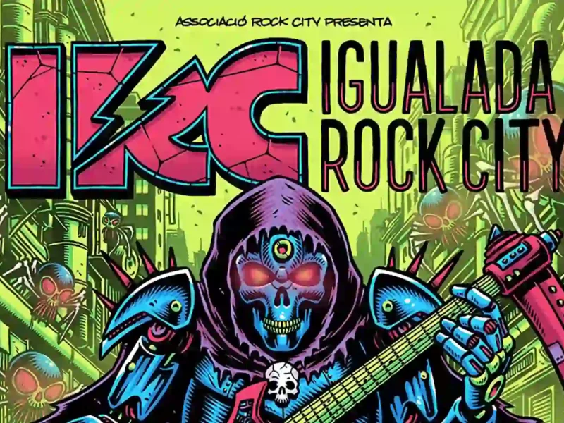 Cartel de la próxima edición del Igualada Rock City