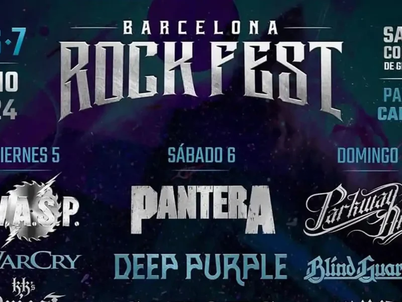 Horarios del Barcelona Rock Fest 2024