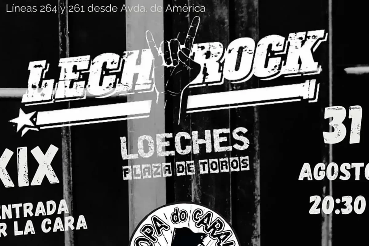 Horarios de la decimonovena edición del festival Lechurock
