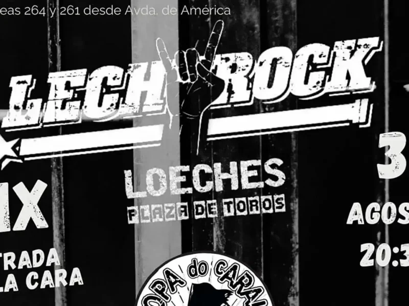 Cartel de la decimonovena edición del festival Lechurock