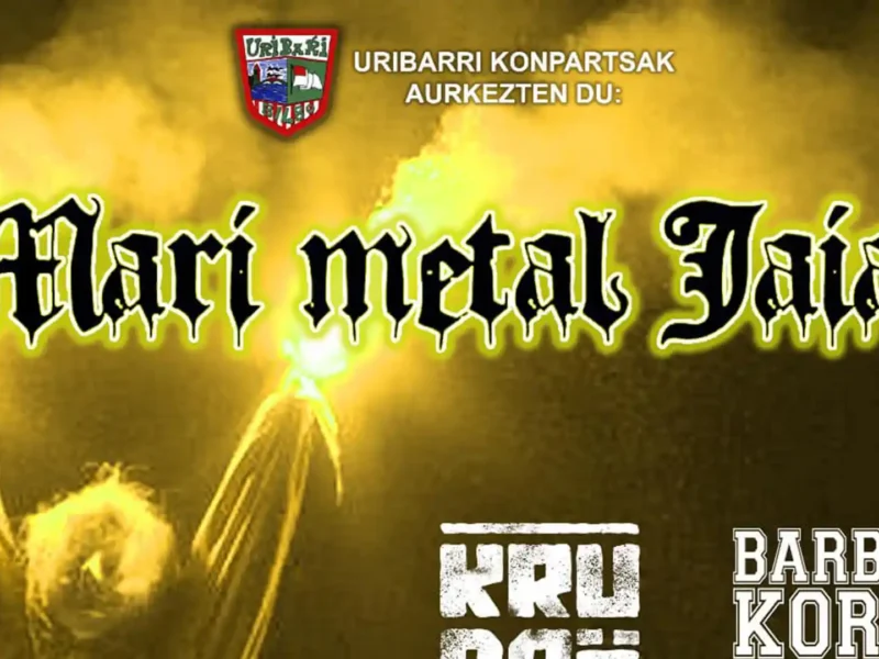 Cartel de la tercera edición del Mari Metal Jaia