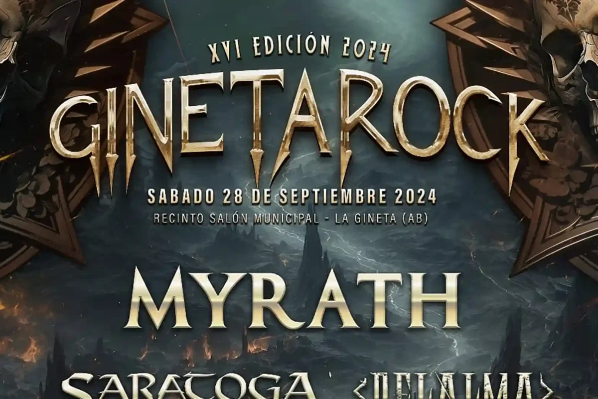 Cartel de la decimosexta edición del Ginetarock