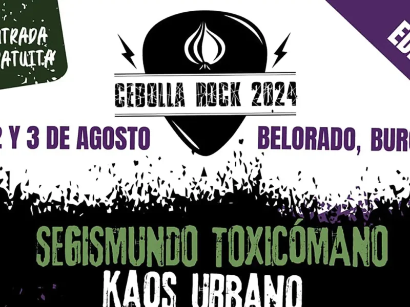 Este sábado se celebra la novena edición del Cebolla Rock