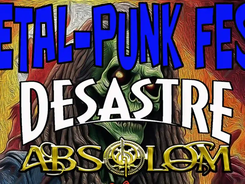 Cartel de la primera edición del Metal-Punk Fest