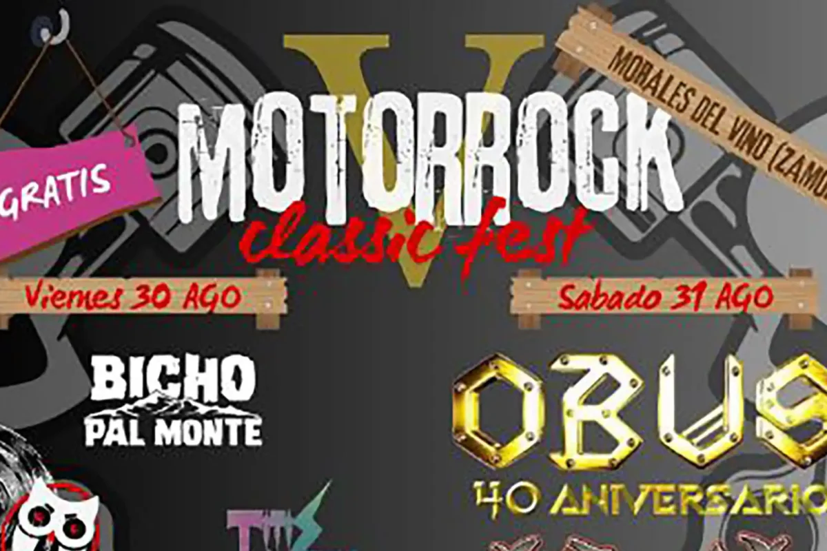 Cartel de la quinta edición del Motorrock Classic Fest