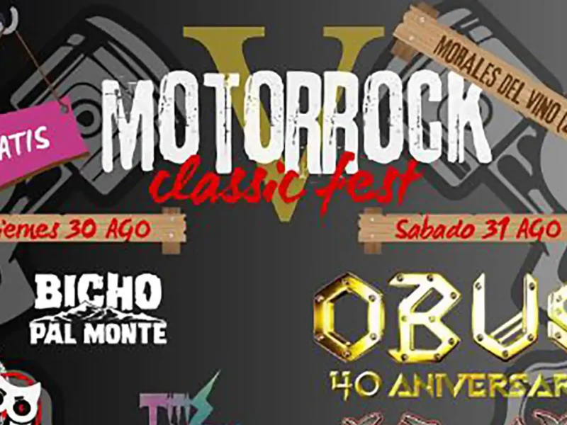 Cartel de la quinta edición del Motorrock Classic Fest