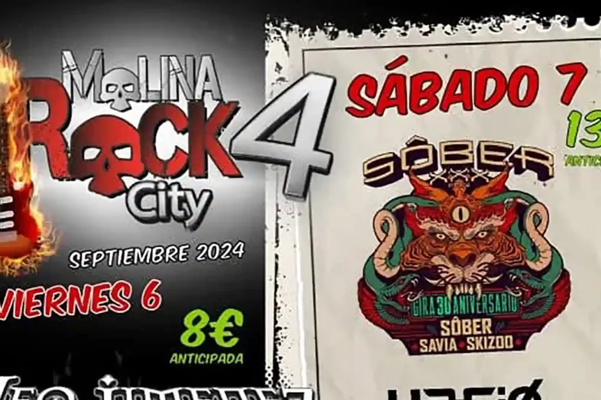 Cartel de la cuarta edición del Molina Rock City