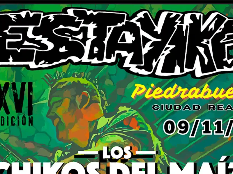 Cartel de la decimosexta edición del festival Estayike Rock