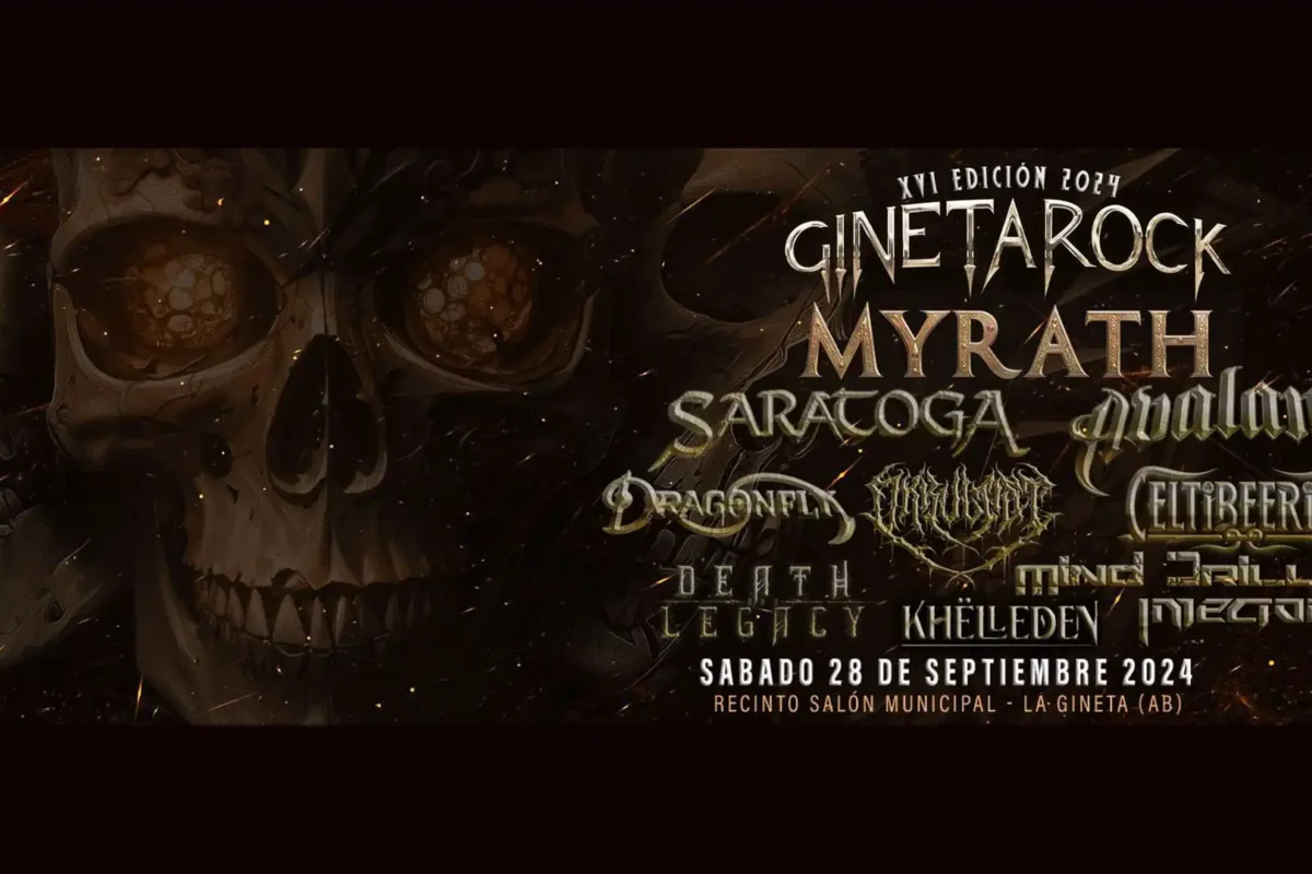 Horarios de la decimosexta edición del festival Ginetarock