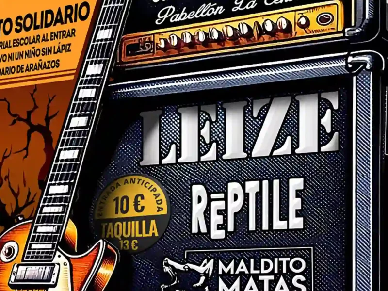 Cartel de la decimotercera edición del Paella Rock